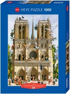 Puzzle - Heye Puzzle 1000 elementów. Viva Notre Dame - miniaturka - grafika 1