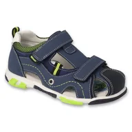 Buty dla dziewczynek - Befado obuwie dziecięce 170X088 niebieskie - miniaturka - grafika 1