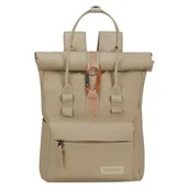 Plecaki - Plecak AMERICAN TOURISTER Urban Groove UG16 City Roll Top Beżowy - miniaturka - grafika 1