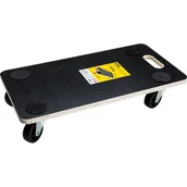 Wózki magazynowe - Platforma transportowa prostokątna laminowana 575 x 300 x 120 mm 400 kg Drel - miniaturka - grafika 1