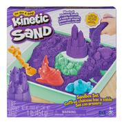 Masy plastyczne - Kinetic Sand - Zestaw Piaskownica Fioletowa - miniaturka - grafika 1
