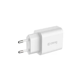 Crong USB-C Travel Charger – Ładowarka sieciowa USB-C Power Delivery 20W (biały) - Ładowarki do telefonów - miniaturka - grafika 4
