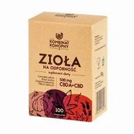 Suplementy naturalne - Kombinat Konopny Zioła na odporność 100 k - miniaturka - grafika 1