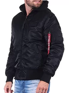 ALPHA INDUSTRIES Kurtka męska, Czarny/żółte złoto, XXL - Kurtki męskie - miniaturka - grafika 1