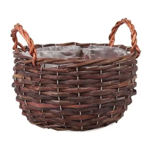 Kosz z uchwytami okrągły 20 x 20 x 11/17 cm - Pozostałe akcesoria do uprawy roślin - miniaturka - grafika 1