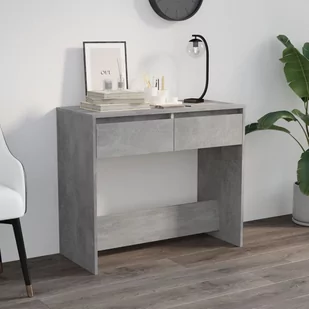 shumee shumee Stolik konsolowy szarość betonu 89x41x76,5 cm - Konsole i sekretarzyki - miniaturka - grafika 1