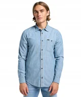 Koszule męskie - Koszula Lee LEESURE SHIRT 112364202 Indigo Dobby XXL - miniaturka - grafika 1