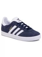 Sneakersy damskie - adidas Buty Gazelle J BY9144 Granatowy - miniaturka - grafika 1