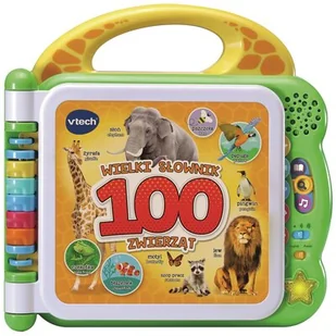 Vtech Wielki słownik zwierząt 61457 - Zabawki interaktywne dla dzieci - miniaturka - grafika 1