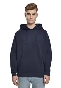 Urban Classics Raglan Zip Pocket Hoody męska bluza z kapturem, Niebieski (Midnight 01641), L - Bluzy męskie - miniaturka - grafika 1
