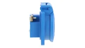 Osprzęt siłowy - Elektro-Plast Gniazdo 2P+Z 16A IP54 tablicowe niebieskie VGT 201-06 51.301 51.301/EPO - miniaturka - grafika 1