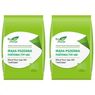 Mąka - Bio Planet Mąka pszenna tortowa typ 480 Zestaw 2 kg Bio - mąka - miniaturka - grafika 1