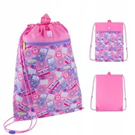 Torby szkolne - WOREK NA BUTY SZKOLNY OBUWIE RÓŻOWY WIELOKOLOROWY KITE - miniaturka - grafika 1