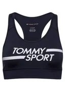 Biustonosze - Biustonosz damski Tommy Hilfiger Mid Support Bra Logo sportowy-XS - miniaturka - grafika 1