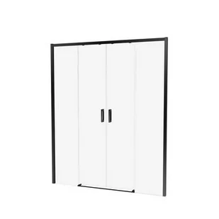 Drzwi przesuwne Kabri Avance Black 130x195 cm - Ścianki i drzwi prysznicowe - miniaturka - grafika 1