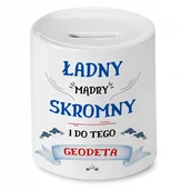 Skarbonki - Dla Telemarketera Skarbonka na Urodziny na Prezent z Nadrukiem ze Zdjęciem + Opakowanie na prezent (wzór 02) - miniaturka - grafika 1