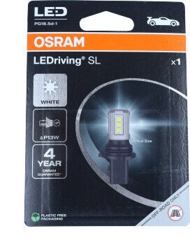 OSRAM ŻARÓWKA LEDRIVING SL P13W BIAŁA LED BRAK ECE 1SZT. BLISTER EKO