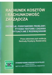 Rachunek kosztów i rachunkowość zarządcza - Finanse, księgowość, bankowość - miniaturka - grafika 1