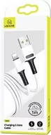 Kable USB - USAMS Kabel U52 lightning 2A Fast Charge 1m biały/ - miniaturka - grafika 1