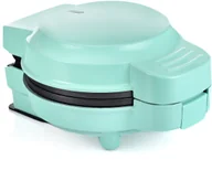 Gofrownice - GOFROWNICA MINI GOFRY MOCNA NIEPRZYWIERAJACA 8 PŁYTEK 4 WZORY MIĘTOWA GREEN - miniaturka - grafika 1