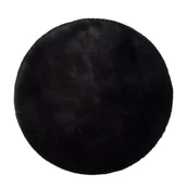 Dywany - Czarny dywan Universal Fox Liso, Ø 120 cm - miniaturka - grafika 1