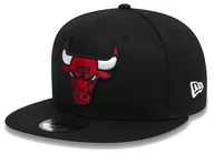 Czapki damskie - Czapka New Era 9Fifty Chicago Bulls Czarna M/L - miniaturka - grafika 1