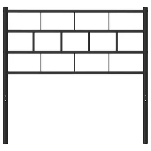 Metalowe wezgłowie, czarne, 100 cm Lumarko! - Inne meble do sypialni - miniaturka - grafika 4