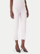 Spodnie damskie - Rinascimento Spodnie materiałowe CFC0128641003 Różowy Slim Fit - miniaturka - grafika 1