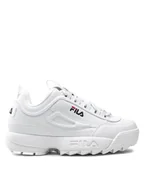 Buty dla dziewczynek - Fila Sneakersy Disruptor Teens FFT0029.10004 Biały - miniaturka - grafika 1