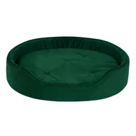 Legowiska dla psów - Legowisko, sofa dla psa, kota Glamour zielony 50 x 45 cm - miniaturka - grafika 1