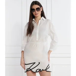 Karl Lagerfeld Sukienka SIGNATURE - Sukienki - miniaturka - grafika 1
