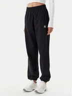 Spodnie sportowe damskie - adidas Spodnie dresowe Essentials French Terry IW0952 Czarny Loose Fit - miniaturka - grafika 1
