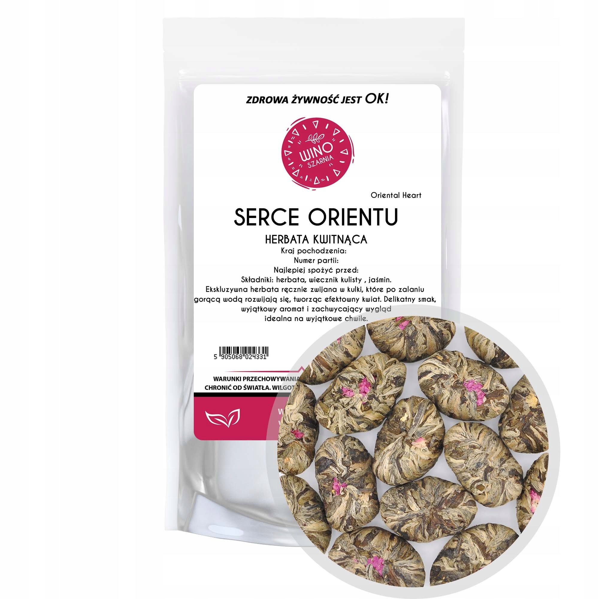 Herbata kwitnąca zielona Serce Orientu Oriental Heart 1 kg