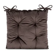Poduszki na krzesła - Amelia Home Siedzisko poduszka na krzesło 40x40 Aleksa wygodna brązowa AH/ALEKSA/DBR/4040 - miniaturka - grafika 1