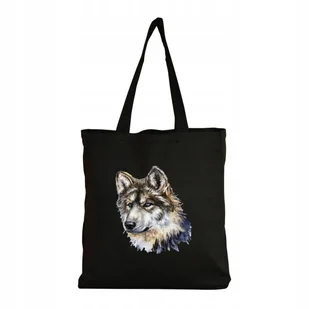 Eko Torba na ramię Na Zakupy Shopper Torebka Wilk Akwarela Rysunek - Torby i wózki na zakupy Eko Torba na ramię Na Zakupy Shopper Torebka Wilk Akwarela Rysunek - Torby i wózki na zakupy - miniaturka - grafika 1