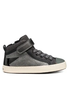Geox Sneakersy J Kalispera J944GM 0NFGN C1048 D Szary - Buty dla dziewczynek - miniaturka - grafika 1