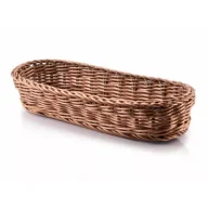 Inne naczynia kuchenne - Mondex Koszyk na sztućce Sino Brązowy - miniaturka - grafika 1