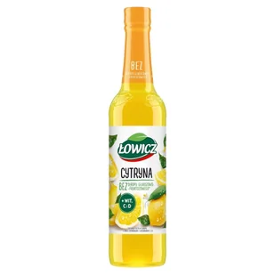 ŁOWICZ Suplement diety Syrop o smaku cytrynowym 400 ml - Syropy i koncentraty owocowe - miniaturka - grafika 1