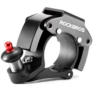 Dzwonek rowerowy do roweru uniwersalny RockBros Big Ring aluminiowy mocny na kierownicę 100dB wodoodporny czarny - Głośniki komputerowe - miniaturka - grafika 17