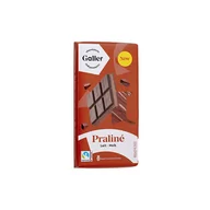 Kakao i czekolada - Tabliczka mlecznej czekolady z nadzieniem pralinowym Galler Lait Praline, 180 g - miniaturka - grafika 1