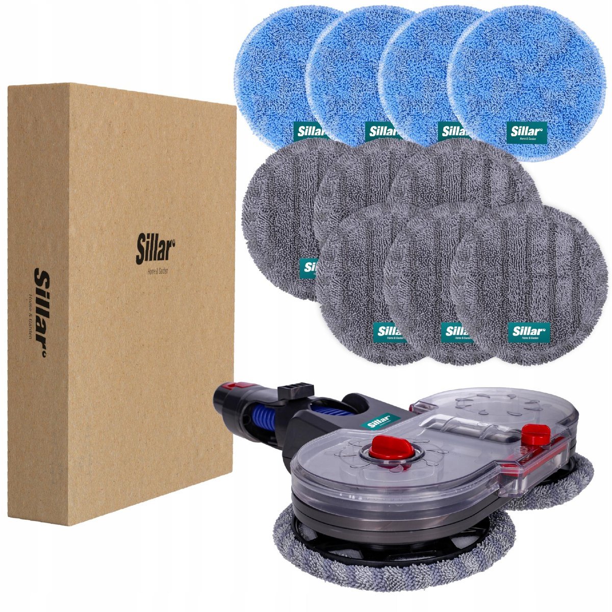 Szczotka mopująca mop + 10szt ścierki mikrofibra do Dyson V7 V8 V10 V11 V15