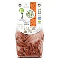 Makaron - Fabijańscy MAKARON (Z SOCZEWICY CZERWONEJ) RURKA PENNE BEZGLUTENOWY BIO 250 g - - miniaturka - grafika 1