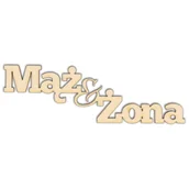 Dekoratorstwo - EKO-DECO, napis duży, mąż & żona - miniaturka - grafika 1