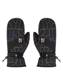 Rękawice narciarskie - Roxy Rękawice narciarskie Jetty Mitt ERJHN03266 Czarny - miniaturka - grafika 1
