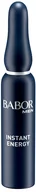 Kremy do twarzy - BABOR Babor Men Instant Energy Ampoule, koncentrat dla zmęczonej skóry męskiej, więcej energii i promieniowania, z kofeiną i tauryną, nawilżający, 7 x 2 ml - miniaturka - grafika 1