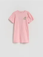 Moda i Uroda OUTLET - Reserved - Koszula nocna Pusheen - różowy - miniaturka - grafika 1