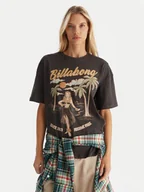 Koszulki i topy damskie - Billabong T-Shirt EBJZT00477 Czarny Oversize - miniaturka - grafika 1