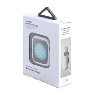 UNIQ etui Lino Apple Watch Series 4/5/6/SE 44mm. biały/dove white - Akcesoria do smartwatchy - miniaturka - grafika 6