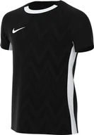 Koszulki i topy damskie - Nike Unisex Kids Top Y Nk Df Chalng V Jsy Ss, Czarny/Biały/Biały, FD7426-010, XL - miniaturka - grafika 1