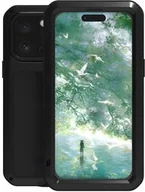Etui i futerały do telefonów - LOVE MEI Etui pancerne + szkło Powerful do iPhone 16 Pro Max, oliwkowo-czarne - miniaturka - grafika 1